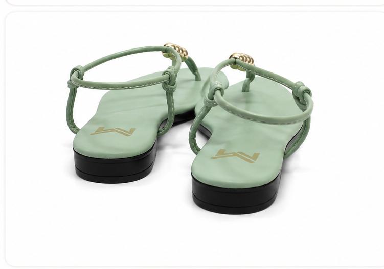 Sandalia Mujer MTK Luna Verde Menta