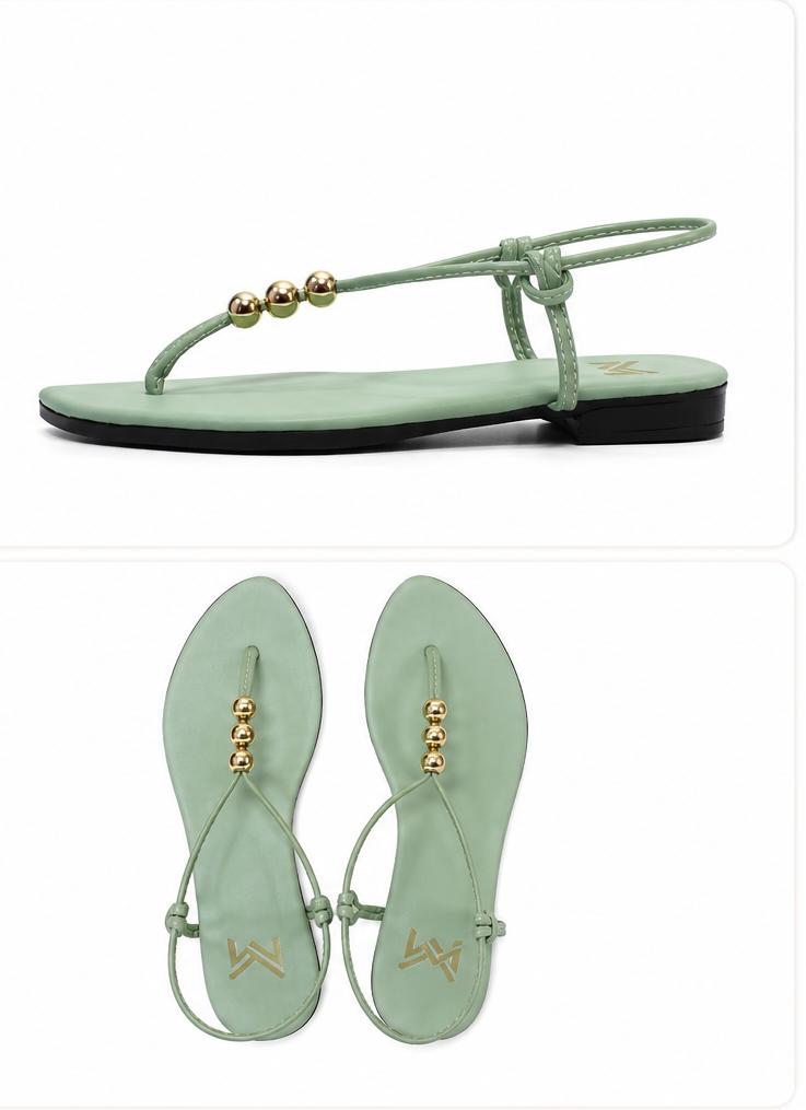 Sandalia Mujer MTK Luna Verde Menta